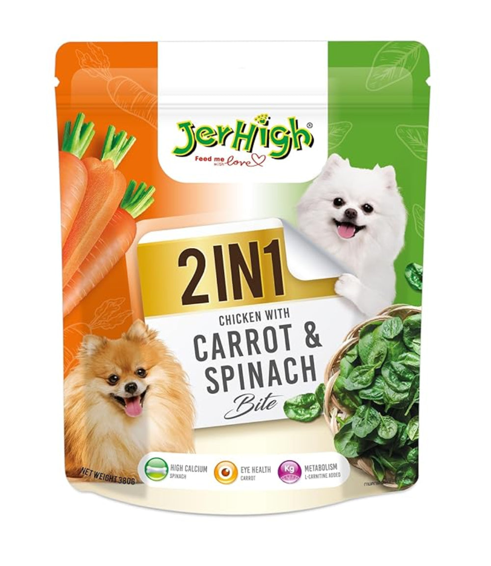 JerHigh 2-in-1 Stick Bite Dog Treat 380g
