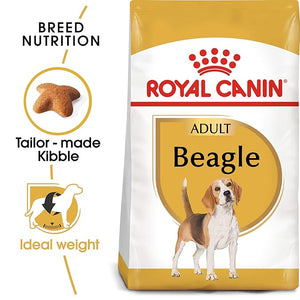 Royal Canin Pellet Beagle Adult Dog Food, Meat Flavour, 3 KG,Pack of 1