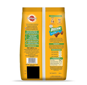 Pedigree Biscrok Biscuits (Above 4 Months) Dog Treats, Chicken Flavour, Source of Calcium, Goodness of  Protein