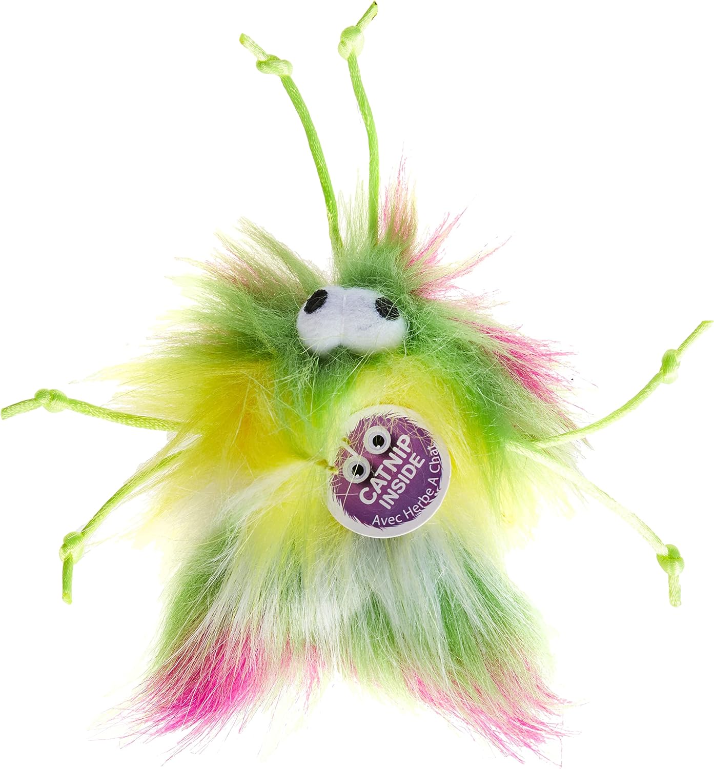 AFP - Cat Toys - Furry Ball - Fluffer Wand - Pink