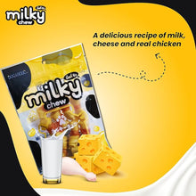 Load image into Gallery viewer, Dogaholic Milky Chew Cheese &amp; Chicken Bone Dog Treats, Protein Rich Milky Snacks for Dogs of All Breeds. 140g
