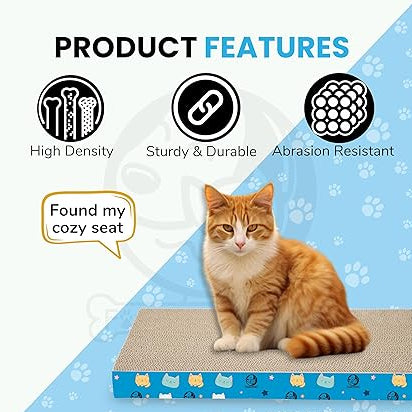 2-in-1 Reversible Cat Scratcher Pad