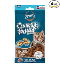 Load image into Gallery viewer, Gnawlers Crunchy &amp; Tender Cat Treats 65g Tuna Flavour
