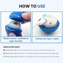 Load image into Gallery viewer, Automatic Rolling Smart LED Bouncing Ball for Cats and Small to Medium Dogs Rechargeable Interactive Vibrating, 2 Modes, Obstacle Avoiding Cat Chasing Silicone Toy
