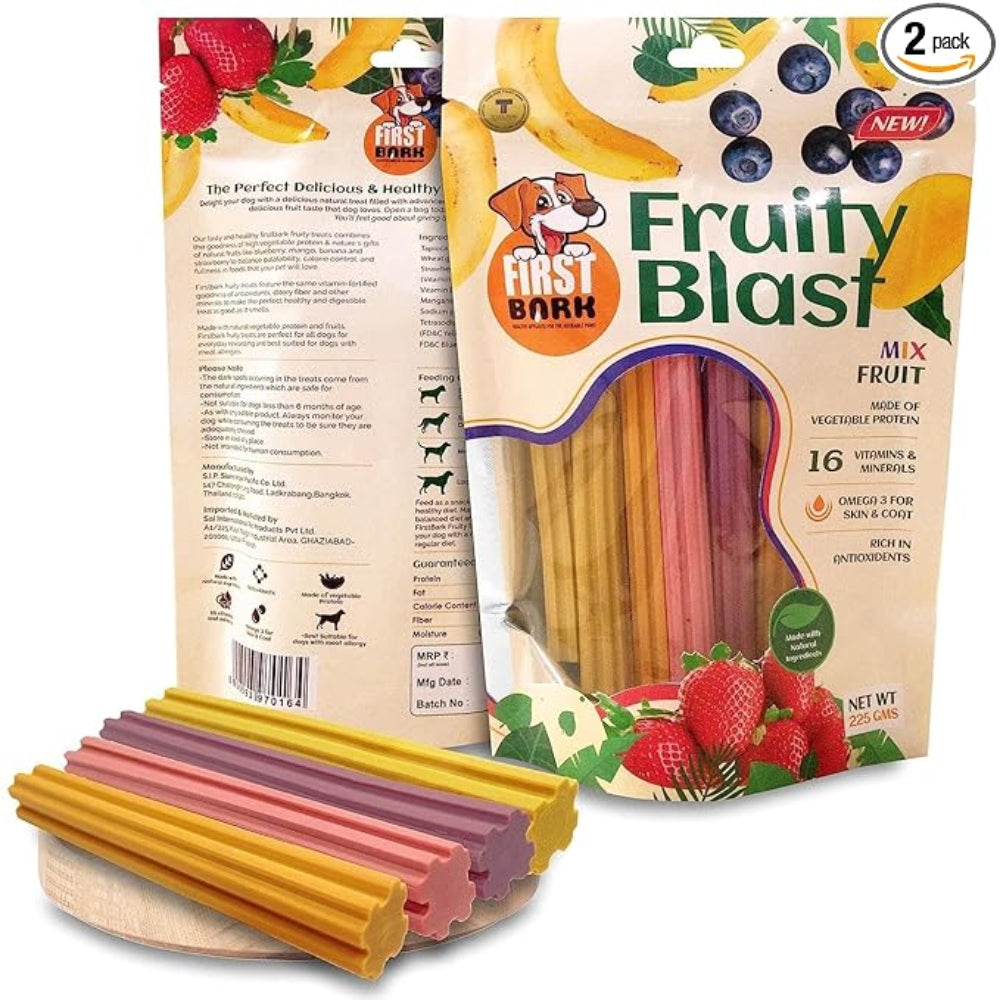 Firstbark Pet Food Healthy Fresh Fruity Blast  Mix fruit 225g