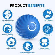 Load image into Gallery viewer, Automatic Rolling Smart LED Bouncing Ball for Cats and Small to Medium Dogs Rechargeable Interactive Vibrating, 2 Modes, Obstacle Avoiding Cat Chasing Silicone Toy
