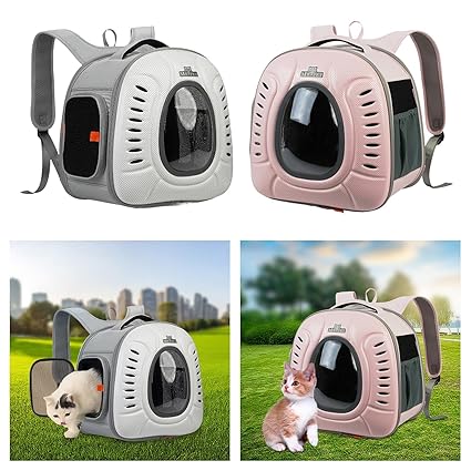 Petstreet Breathable Travel Backpack Cage For Small Dogs And Cats |