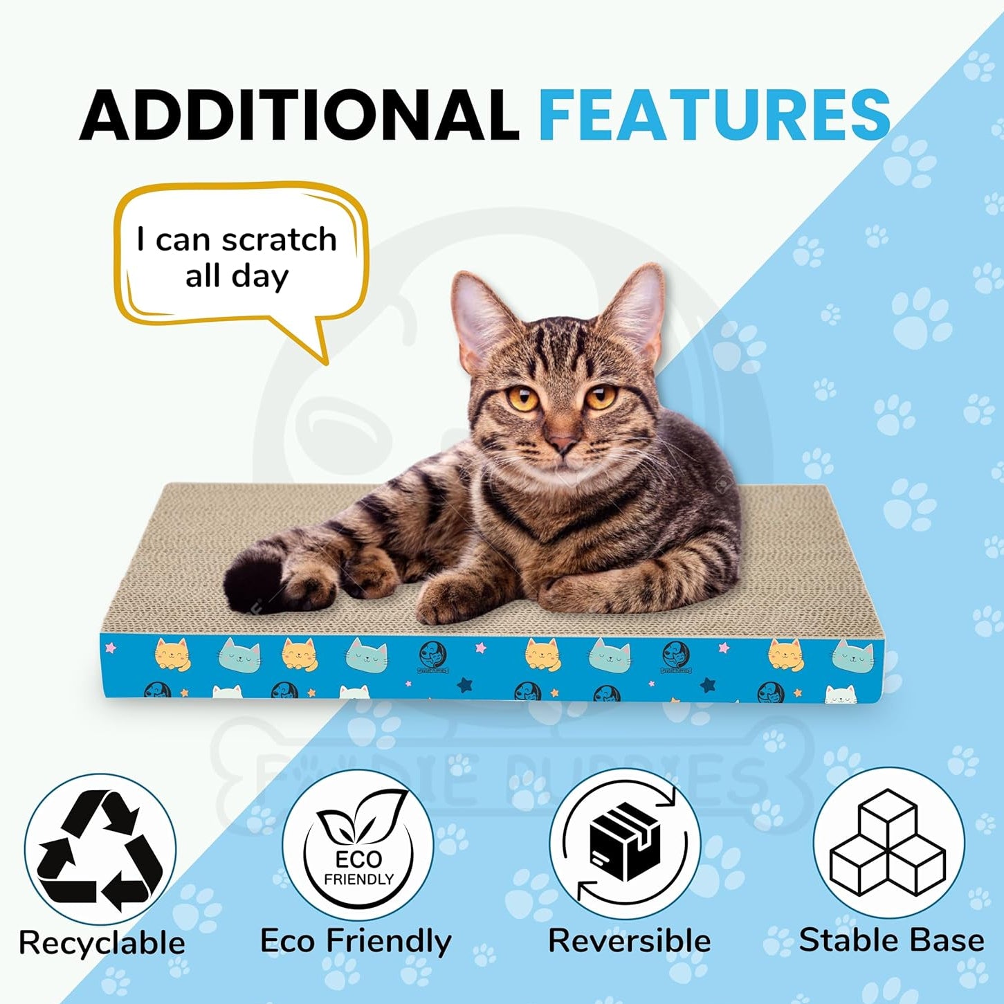 2-in-1 Reversible Cat Scratcher Pad