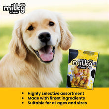 Load image into Gallery viewer, Dogaholic Milky Chew Cheese &amp; Chicken Bone Dog Treats, Protein Rich Milky Snacks for Dogs of All Breeds. 140g
