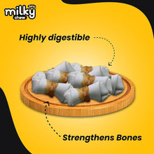 Load image into Gallery viewer, Dogaholic Milky Chew Cheese &amp; Chicken Bone Dog Treats, Protein Rich Milky Snacks for Dogs of All Breeds. 140g
