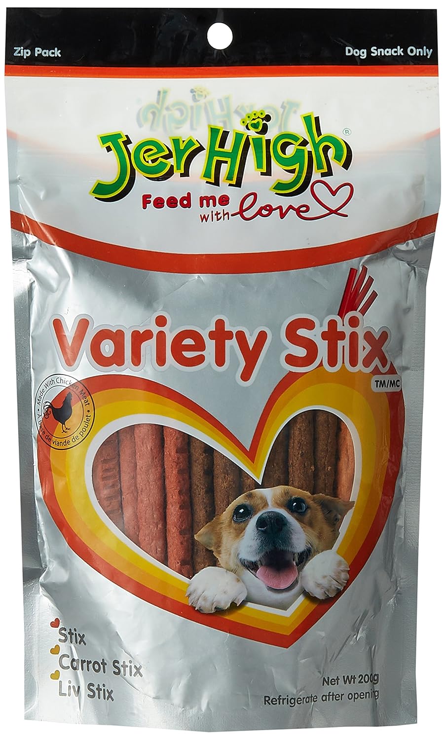 JerHigh Variety Stix 200gm