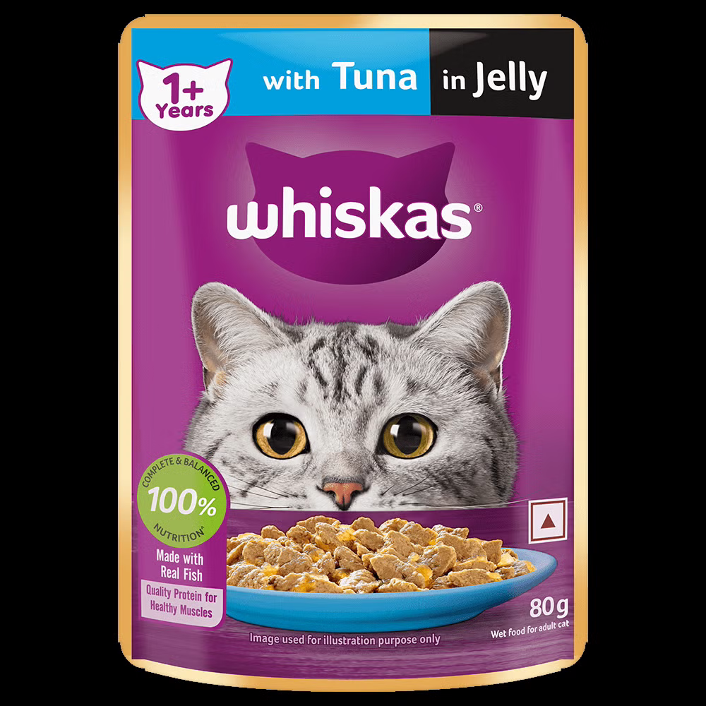 Whiskas Adult Tuna In Jelly 80g