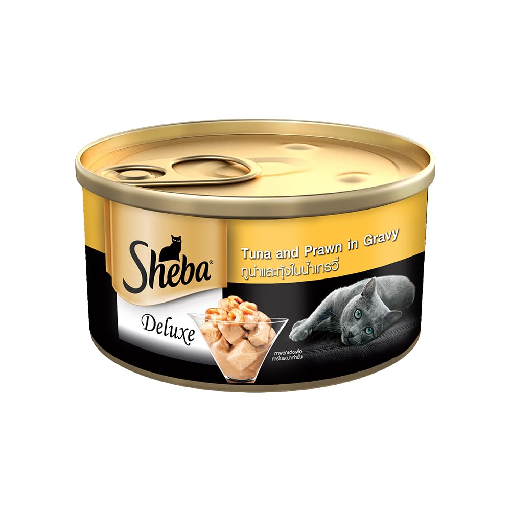 Sheba Tuna And Prawn In Gravy 85g