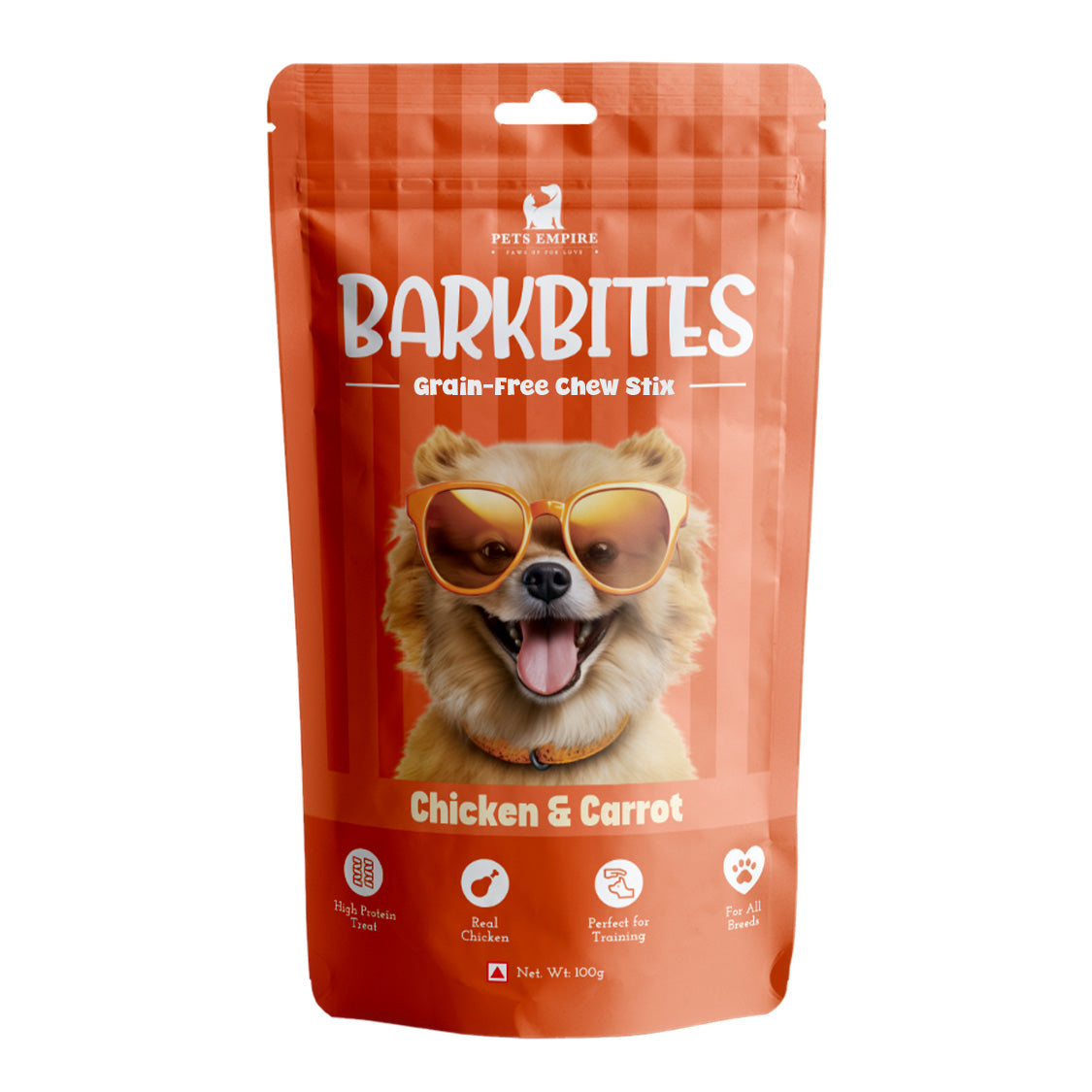 Pets Empire BarkBites Chew Stix Chicken & Carrot