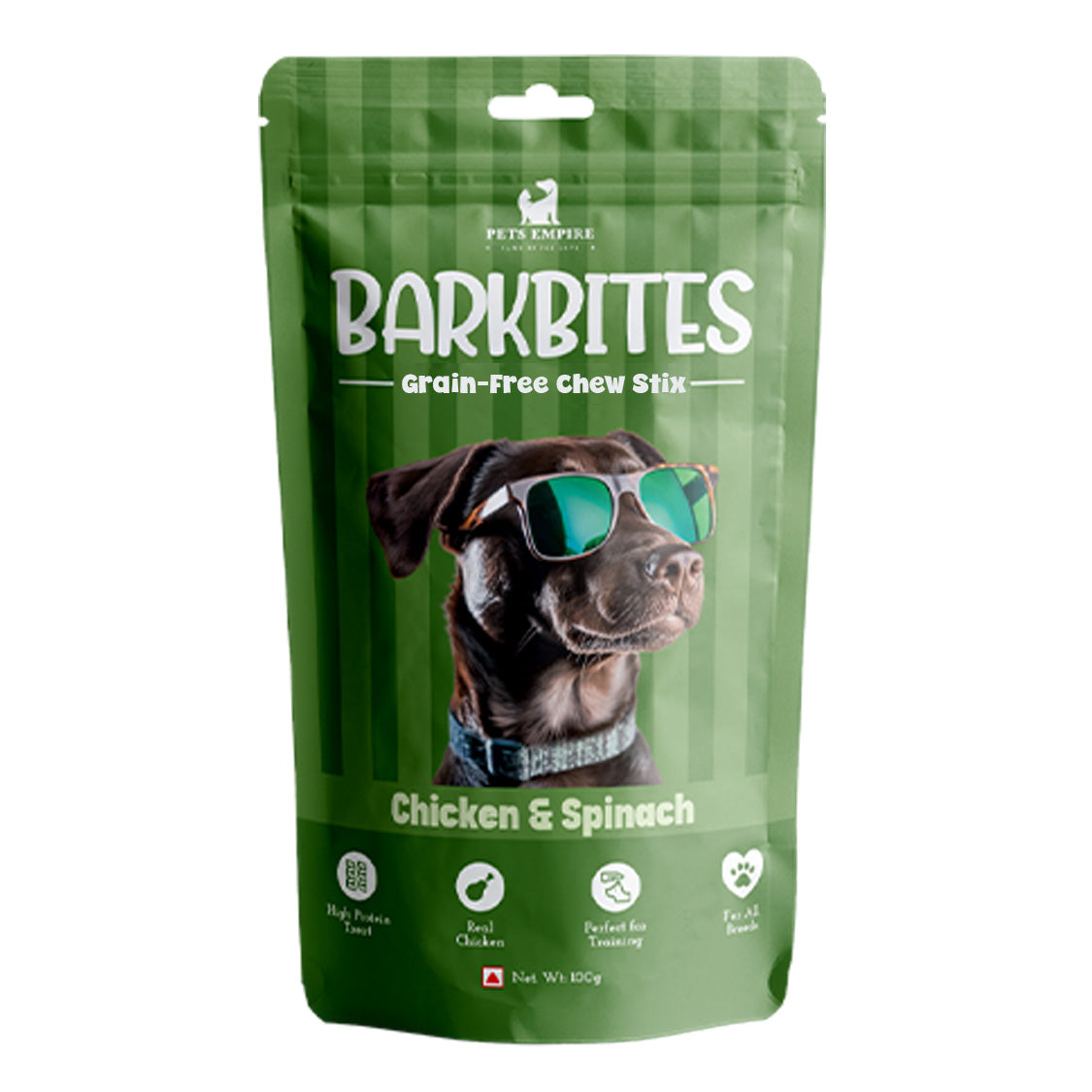 Pets Empire BarkBites Chew Stix Chicken & Spinach