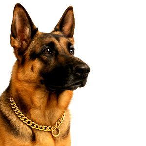 PETSTREET New Heavy Duty Diamond Cut Brass Choke Chain Golden | Ideal for Training and Walking Aggressive Dogs and Puppies | 4mm, 60Cm| Rustproof, Durable Brass Choke Dog Collar|