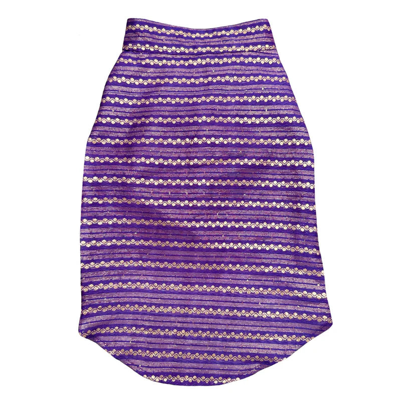 Festive Purple Kurta for Dogs – Elegant Ethnic Wear for Your Furry Friend