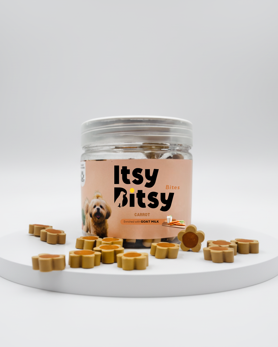 Yummers Itsy-Bitsy Training Bites - Carrot with Goat Milk 220gm