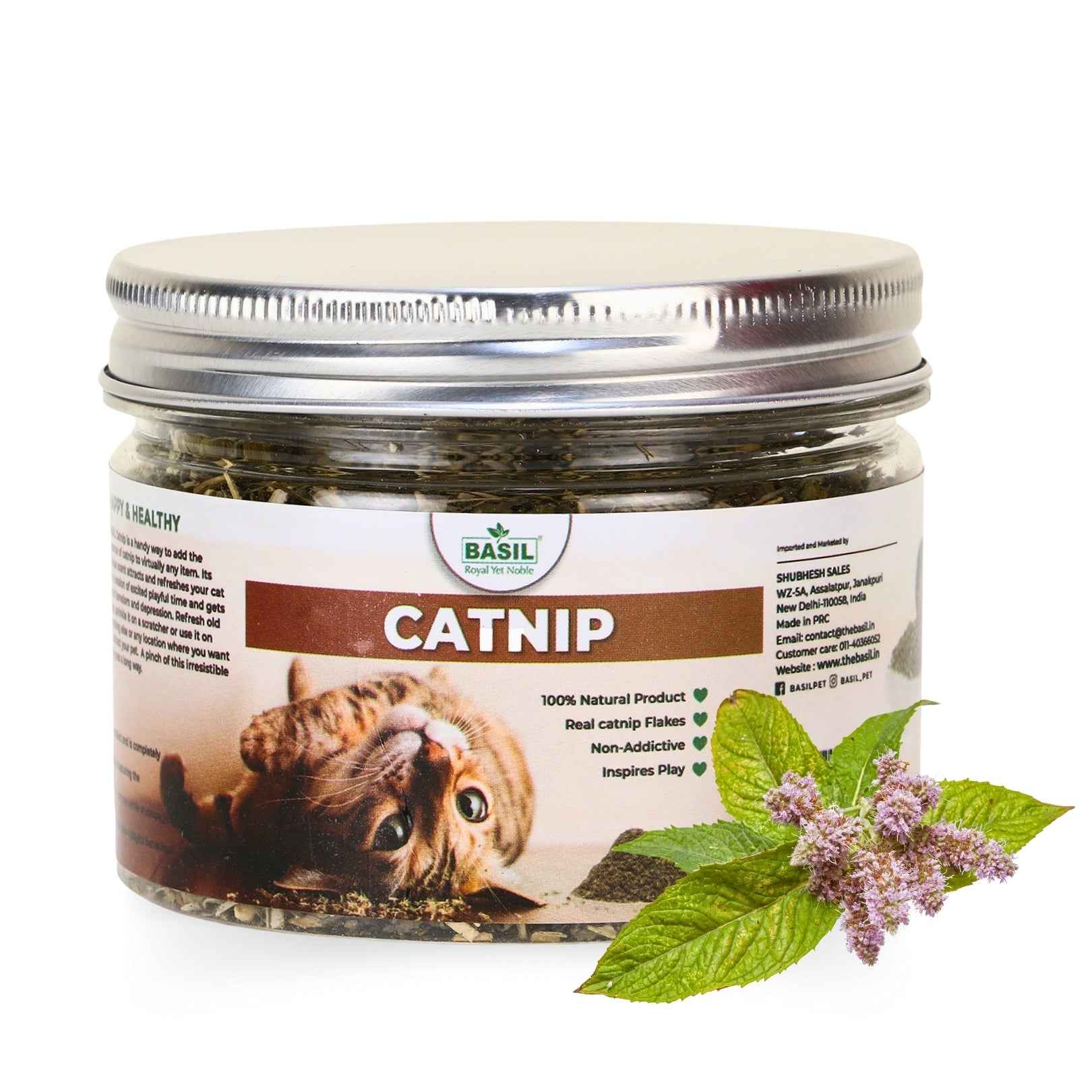 Basil Catnip Jar