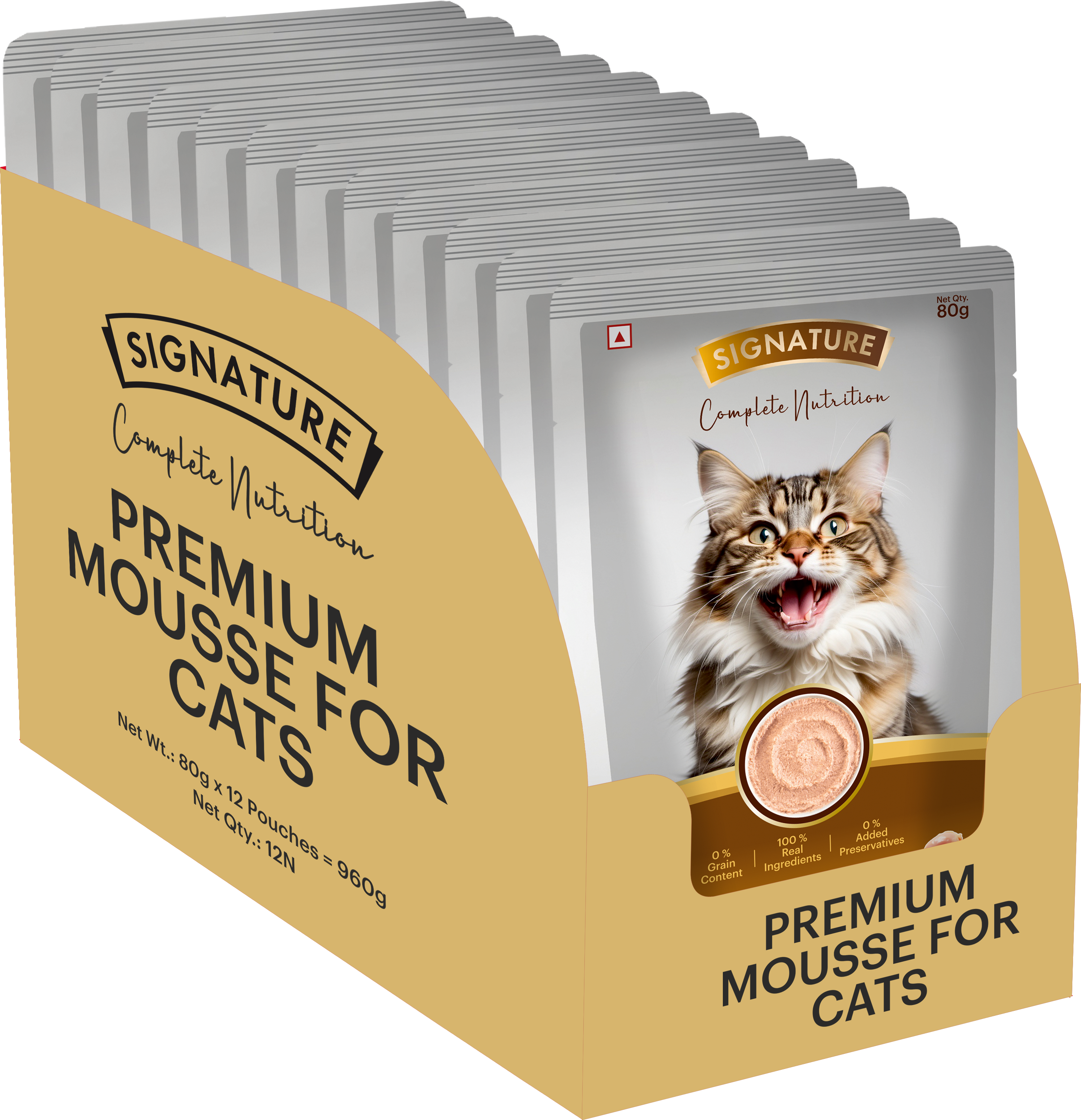 Signature Chicken Mousse Adult Cat 80gm