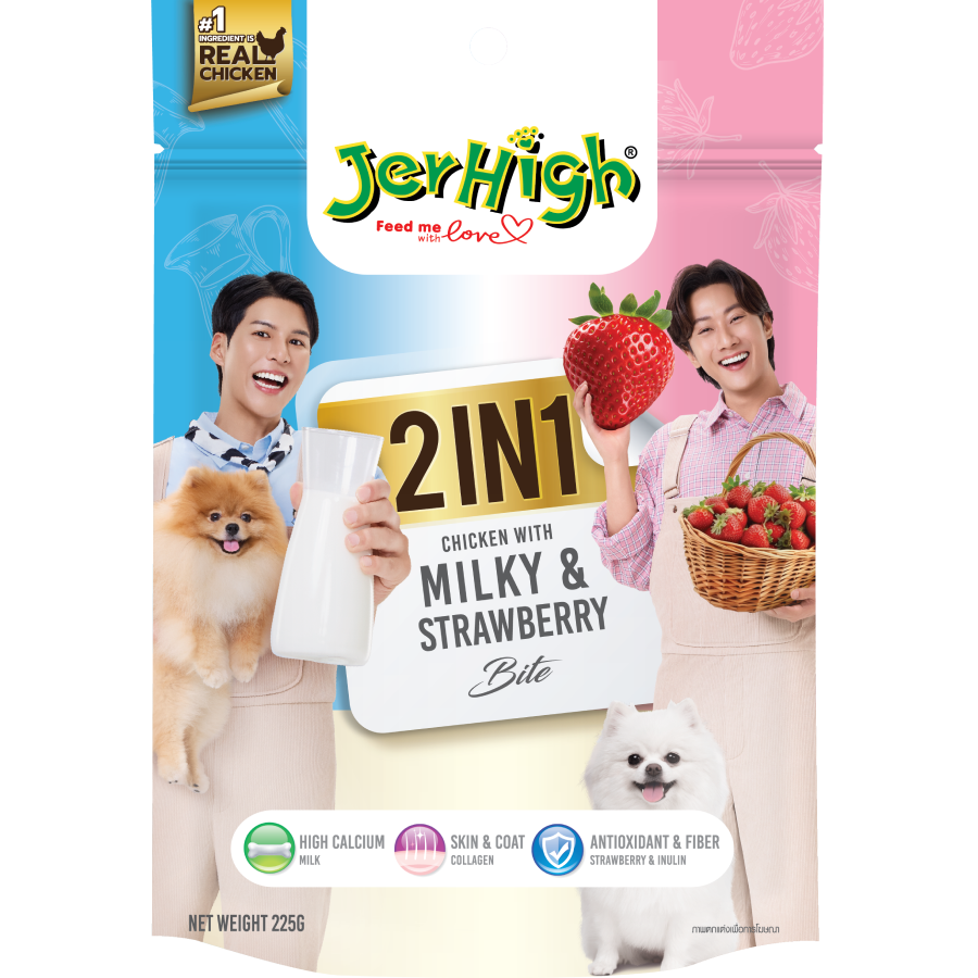 JerHigh - Milky/Strawberry Duo Stick - 70g