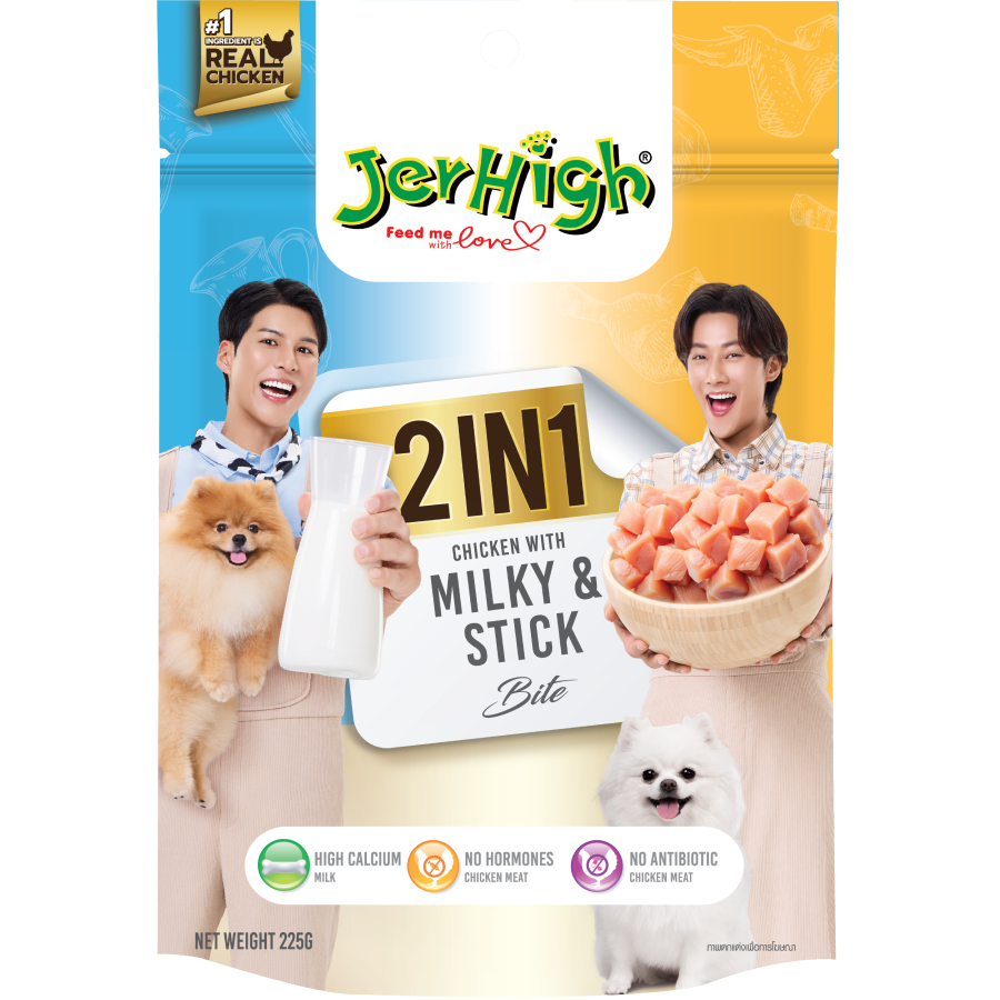JerHigh Dry Treats Milky/Stick 380g