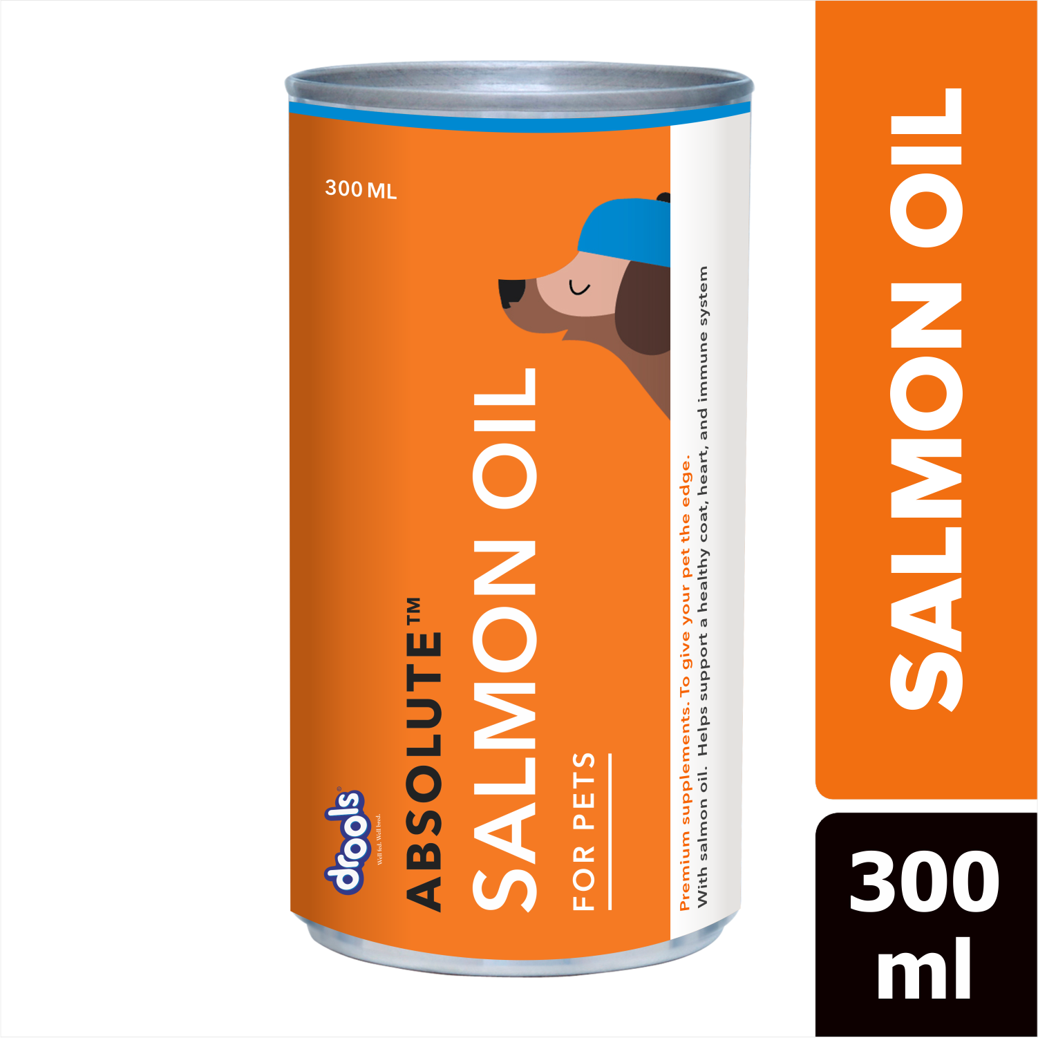 Drools Absolute Salmon Oil Dog 300ml