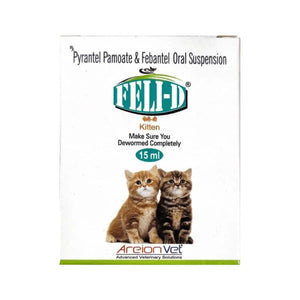 Feli D Kitten Deworming Suspension 15ml