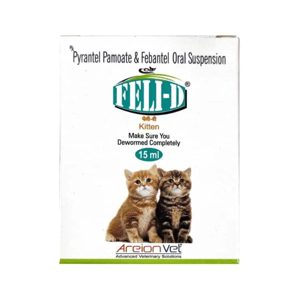 Feli D Kitten Deworming Suspension 15ml