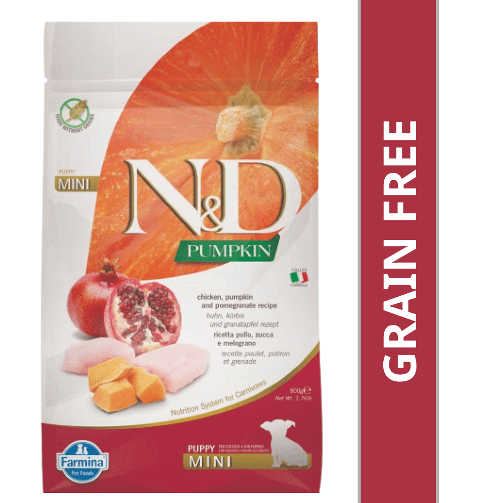 Farmina N&D Pumpkin Chicken Pomegranate Mini Puppy Dog 2.5kg