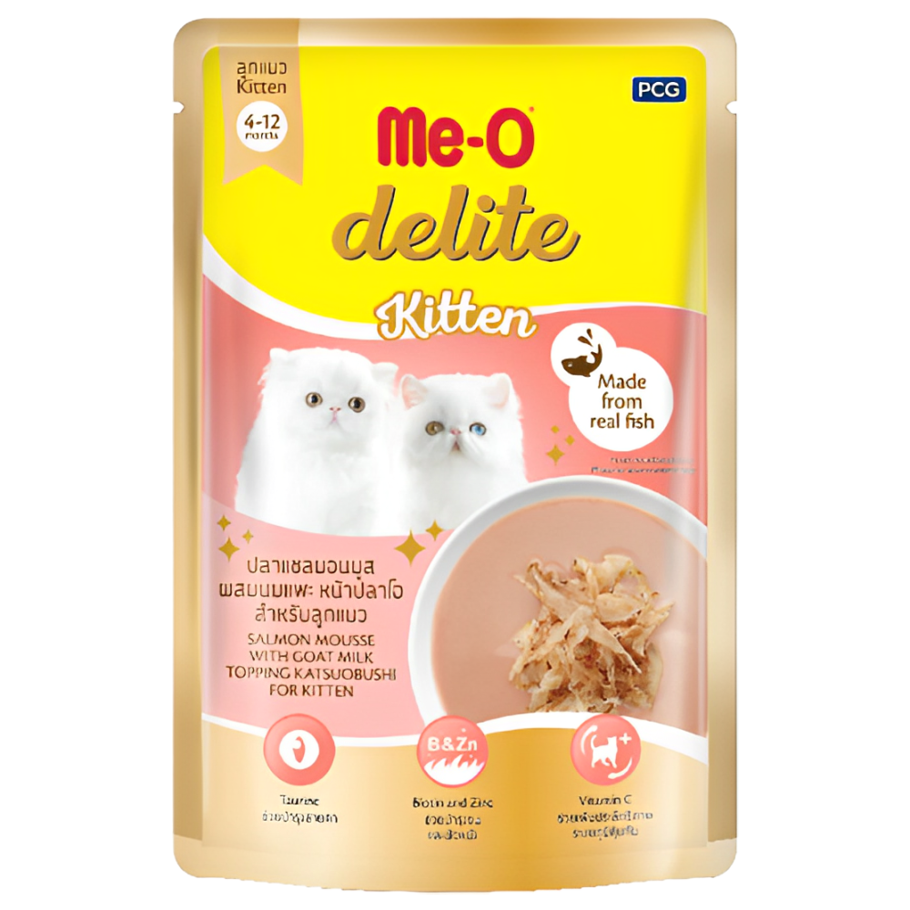 Me-O - Delite - Salmon Mousse Kitten In Gravy