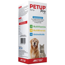 Load image into Gallery viewer, SKYEC Petup Pro Syrup MultiMinerals MultiOxidant Amino Acids Supplement for Dogs and Cats 200ML
