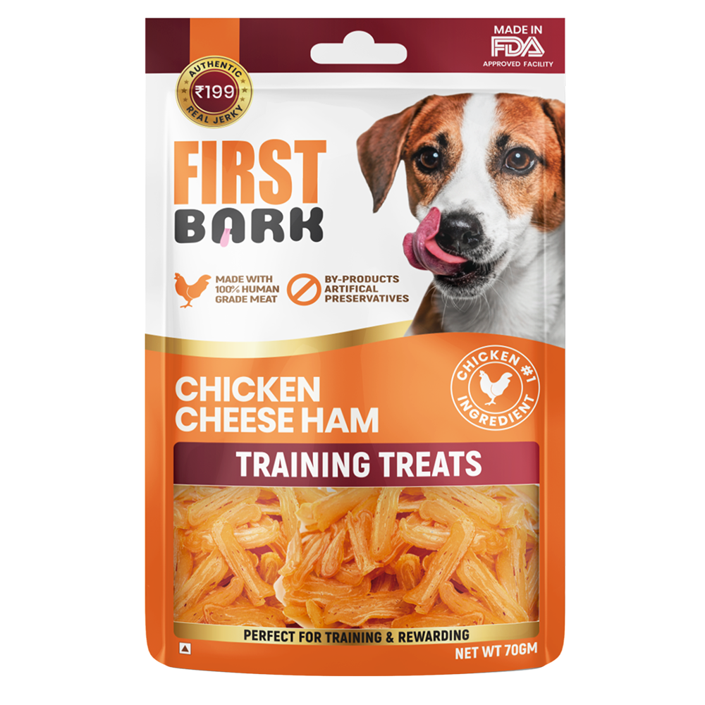 First Bark Chicken Cheese Ham 70g