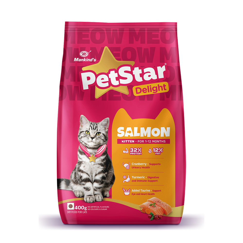Mankind Petstar Delight Kitten 400/Salmon
