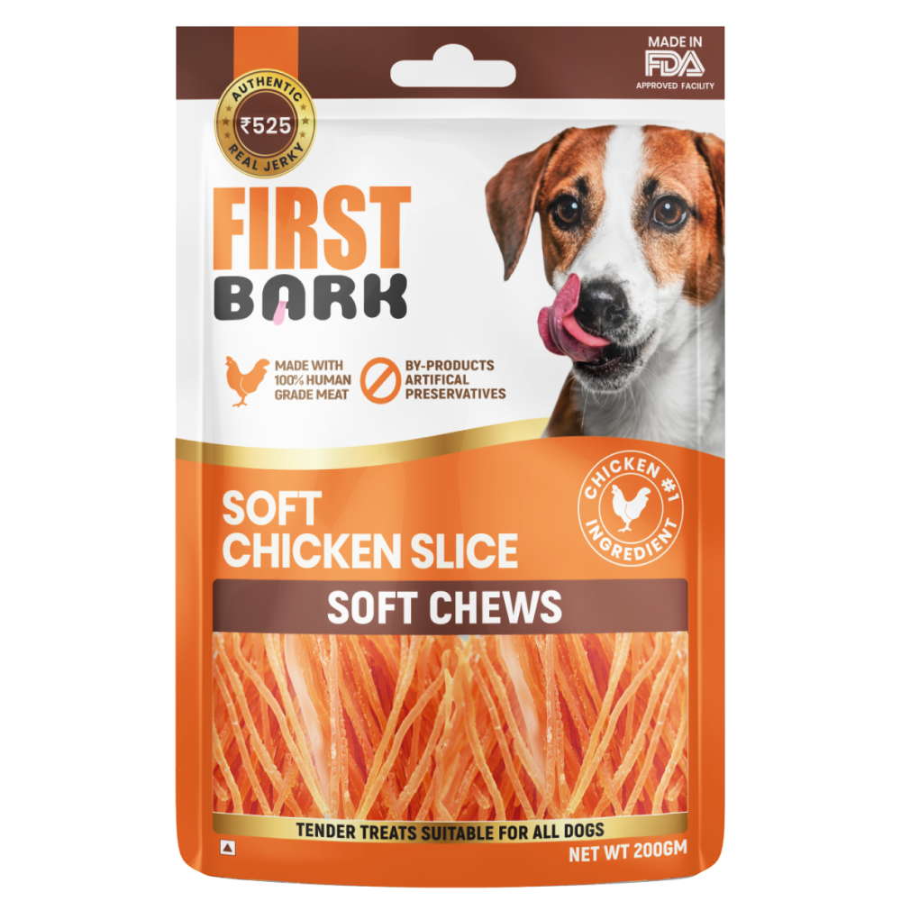 First Bark Soft Chicken Slice 70g