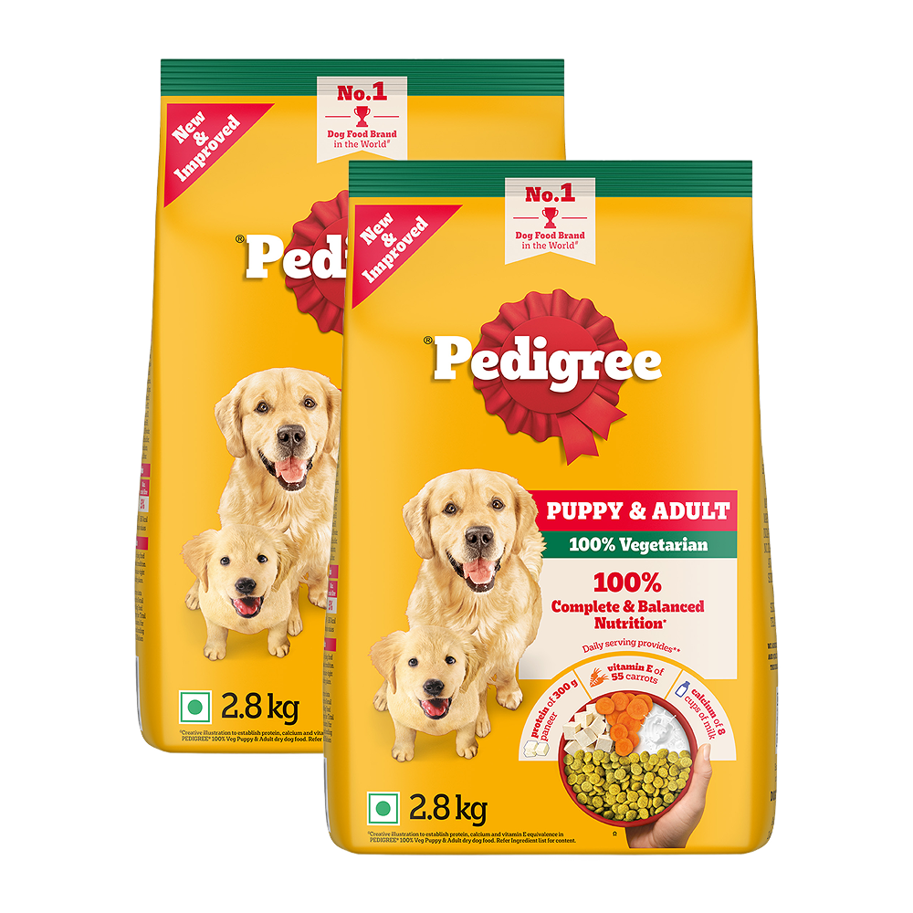 Pedigree Adult & Puppy 100 Vegetarian 2.8kg