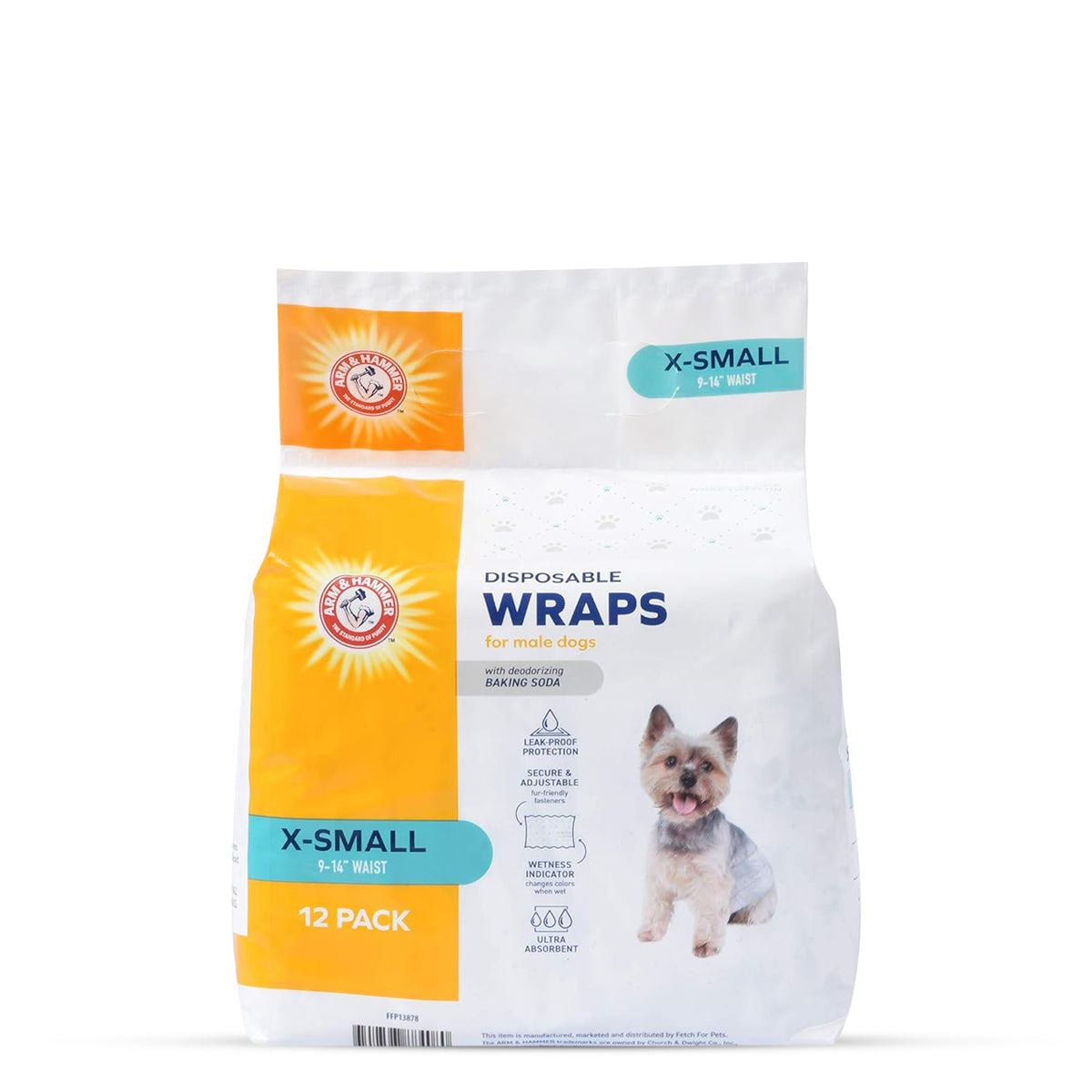 Arm & Hammer - Arm & Hammer Disposable Wraps Xsmall