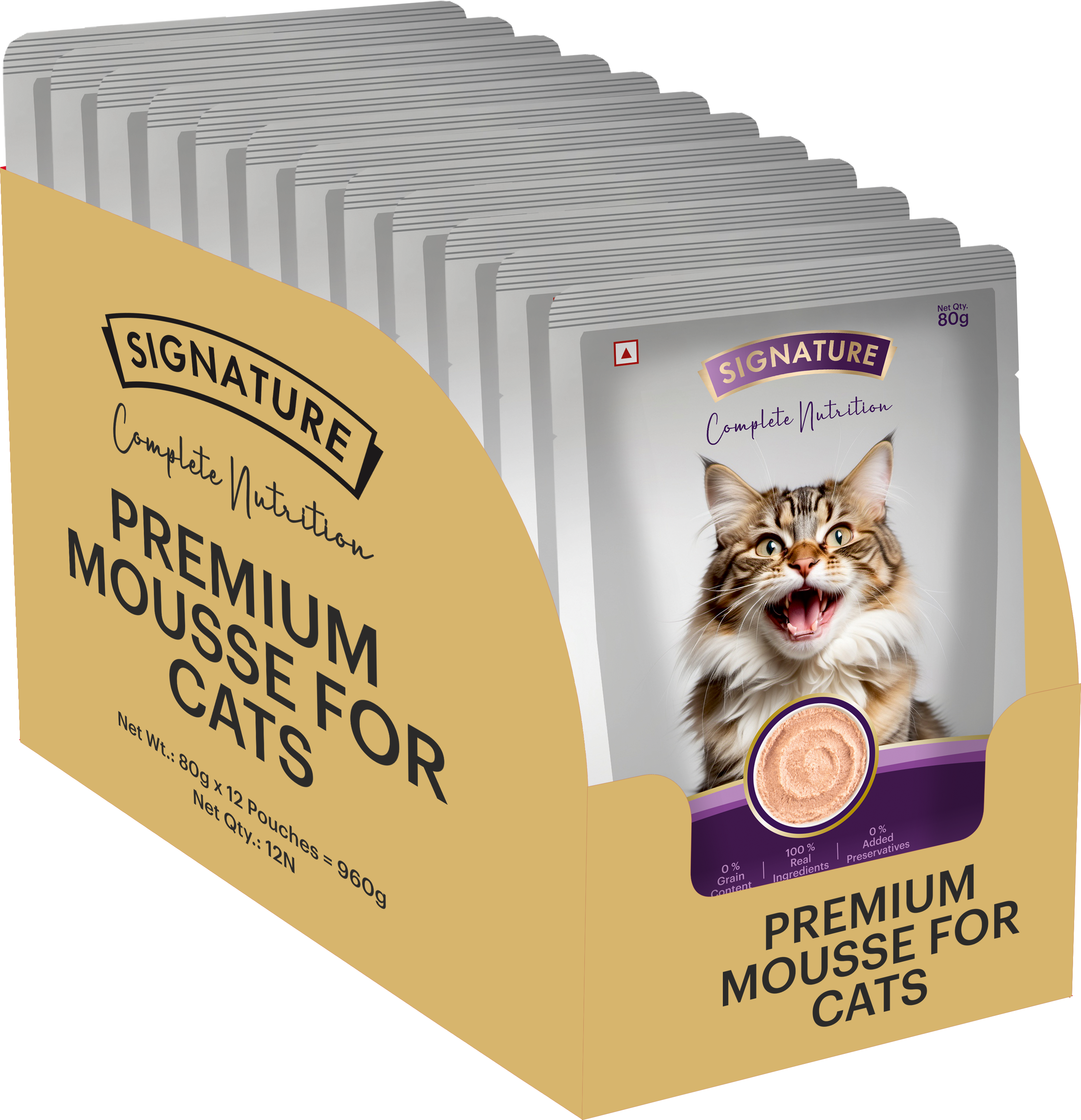 Signature Ocean Fish Mousse Adult Cat 80gm