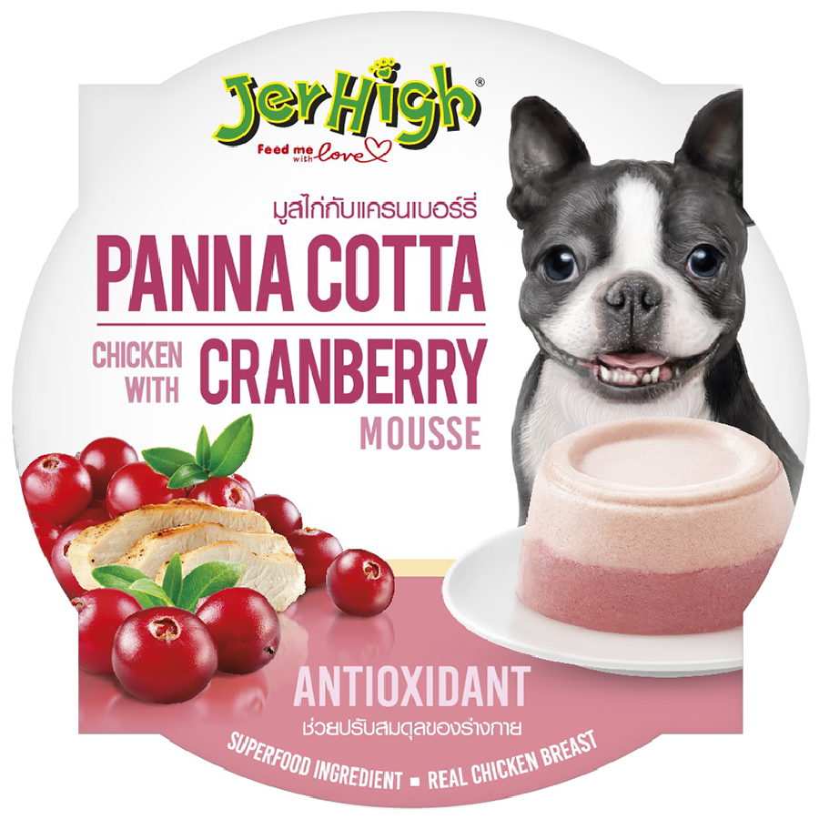 JerHigh Panna Cota Chicken With Cranberry 70g