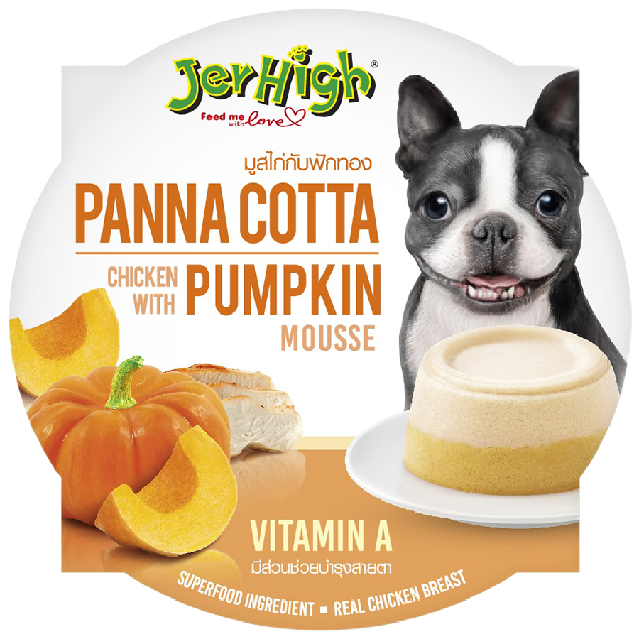 JerHigh Panna Cota Chicken With Pumpkin 70g