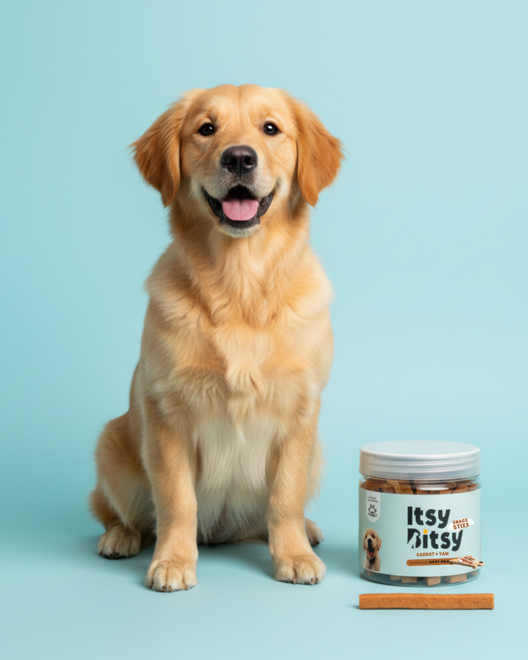 Yummers Itsy-Bitsy Snacks Stix - Carrot & Yam with Goat Milk 220gm