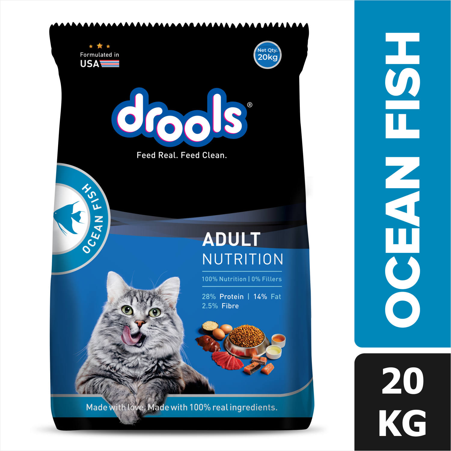 Drools Adult Ocean Fish Cat 1.2kg
