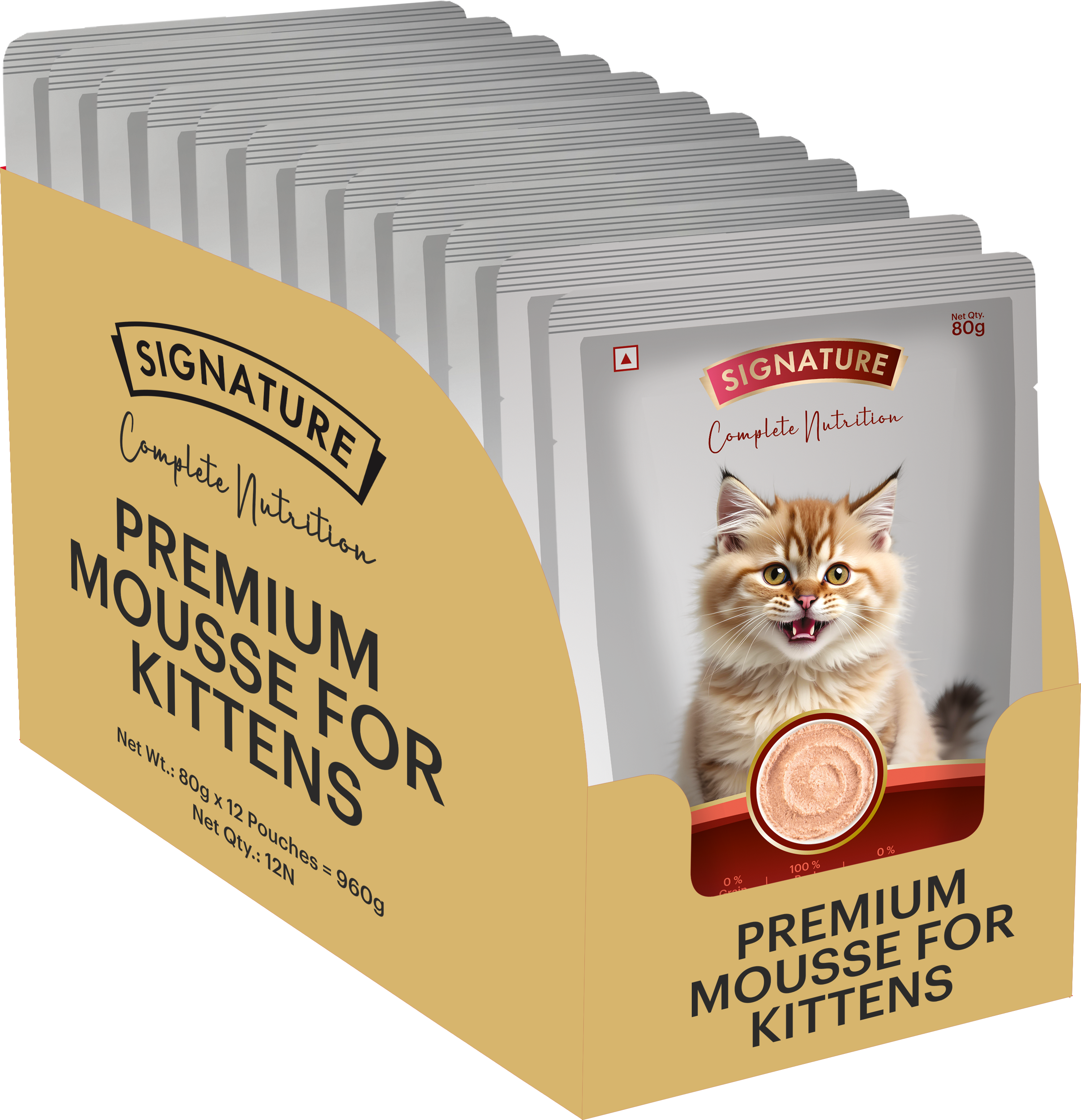 Signature Salmon Mousse Kitten 80gm