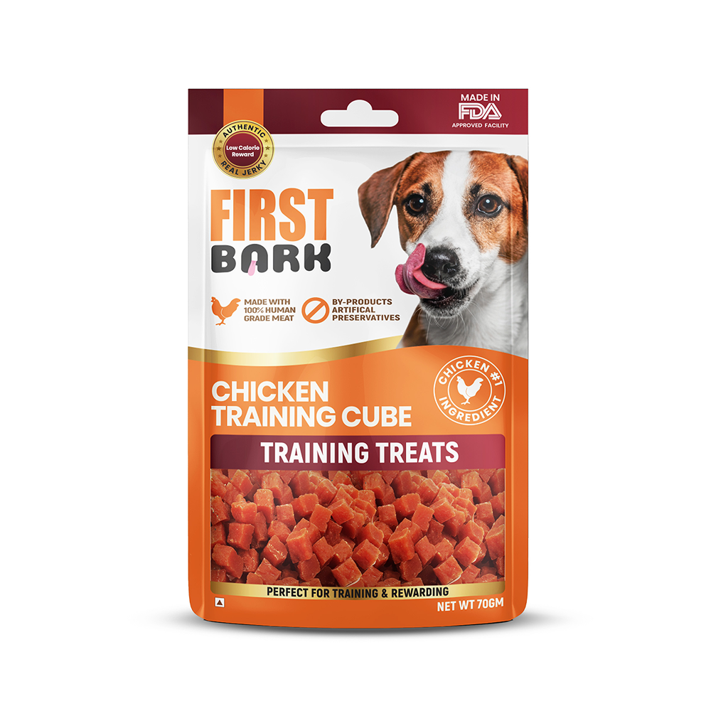 First Bark Chicken Training Cubes 200g