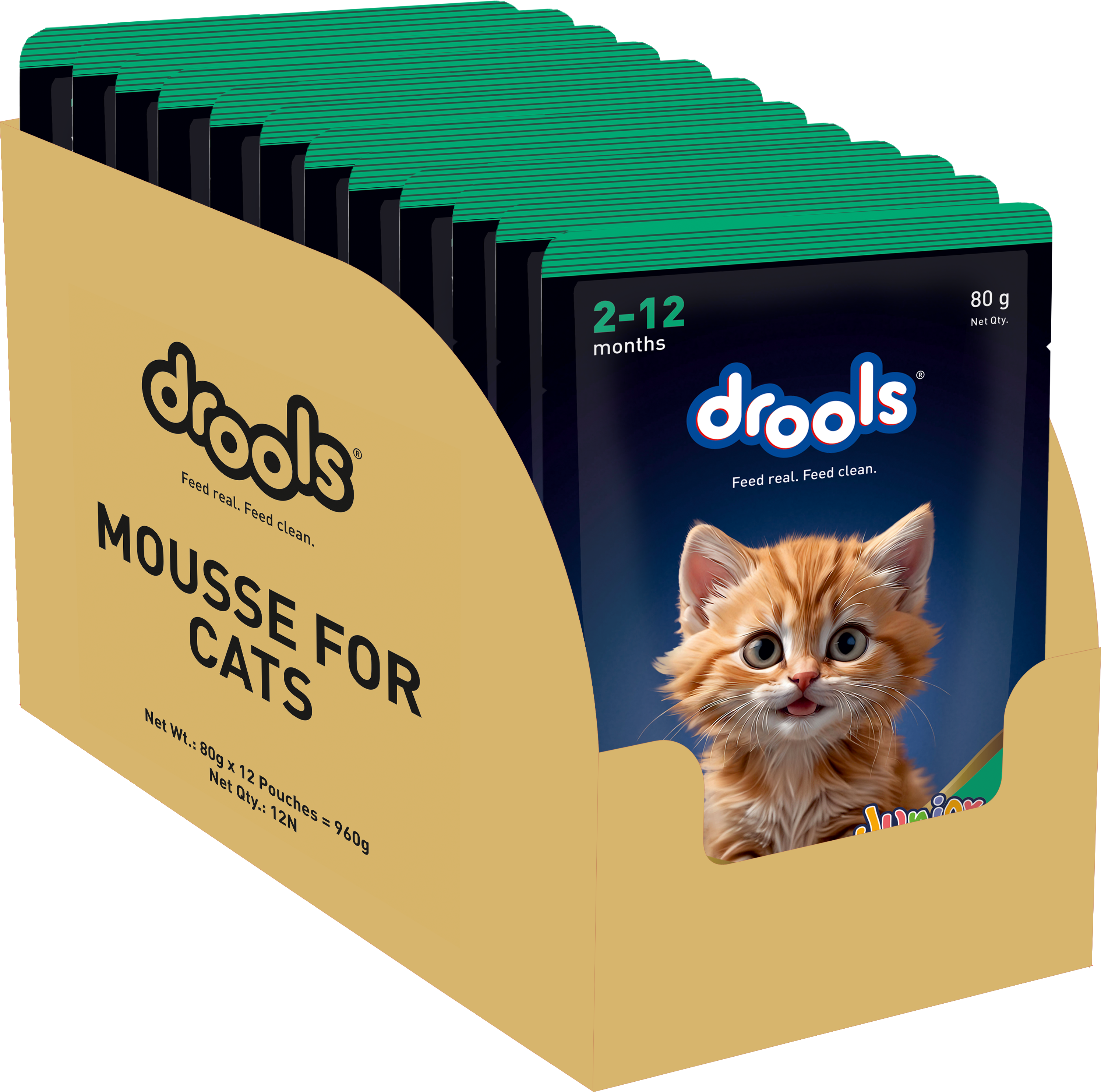Drools Tuna Mousse Kitten 80g