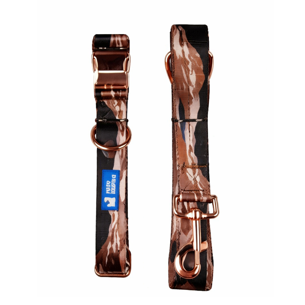 Pets Empire Bloomed Floral Collar & Leash Set With Bow L