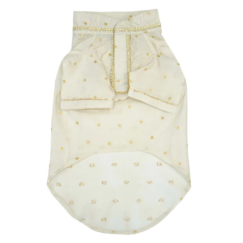 Festive Red Kurta for Dogs – Elegant Ethnic Festive Wear for Your Furry Friend |