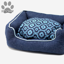 Load image into Gallery viewer, Comfy Denim Dog Bed
