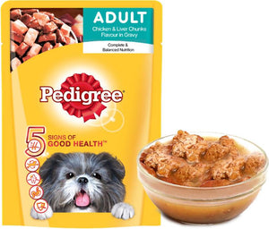 Pedigree Adult - Chicken & Liver Chunks in Gravy  at Petstreet Pet shop