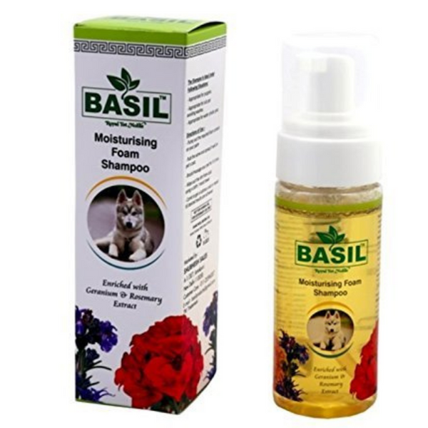 Basil Moisturizing Foam Shampoo